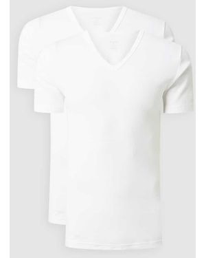 Jockey T-Shirt aus Baumwolle im 2er-Pack - Weiß