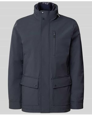 Geox Funktionsjacke mit vielen Taschen - Blau