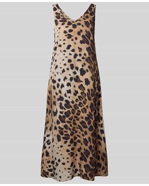 Smith & Soul Midikleid aus Viskose im Allover-Look - Mehrfarbig