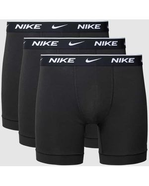 Nike Trunks Mit Elastischem Logo-Bund - Schwarz