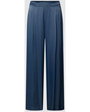Part Two Hose aus Viskose mit Eingrifftaschen - Blau