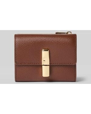 Furla Portemmonaie und Kartenetui im Set aus Leder Modell 'IRIDE' - Braun