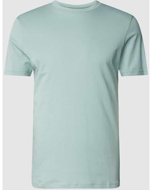 Strellson T-Shirt mit Rundhalsausschnitt und kurzen Ärmeln - Grün