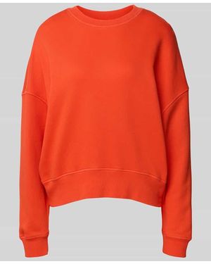 Juvia Sweatshirt mit überschnittenen Ärmeln - Orange