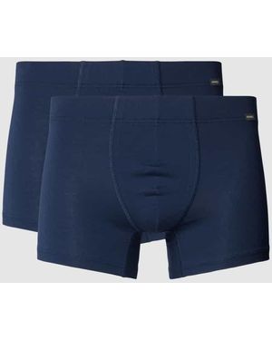 Hanro Trunks Mit Label-Detail Im 2Er-Pack - Blau