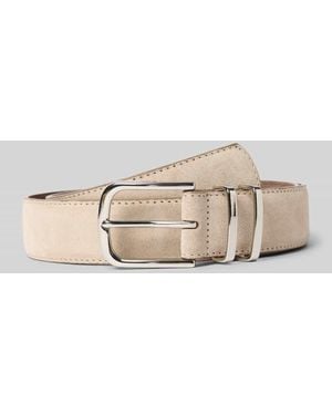 Tom Tailor Gürtel aus Wildleder - Natur
