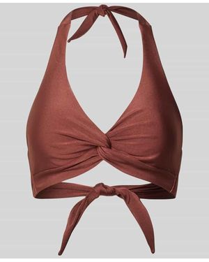 Barts Bikini-Oberteil mit Neckholder Modell 'Isla' - Rot