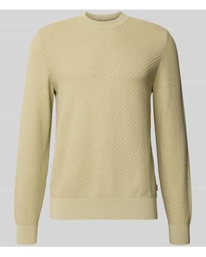 BOSS Regular Fit Pullover aus reiner Baumwolle Modell 'H-Lofranco' - Natur