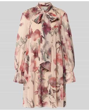 VM VERA MONT Cocktailkleid mit Schluppe - Pink
