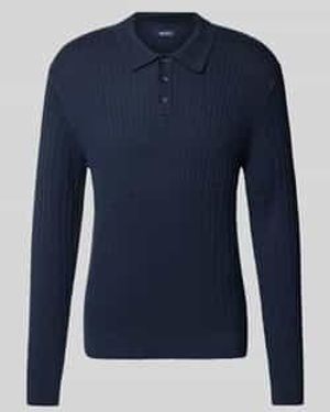 Mcneal Gebreide Pullover Met Kabelpatroon - Blauw