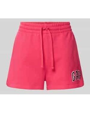 Gap Sweatshorts Met Logo En Elastische Band - Roze