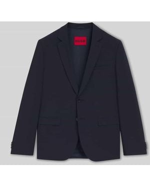 HUGO Slim Fit Anzugsakko aus Woll-Mix Modell 'ARTI' - Blau
