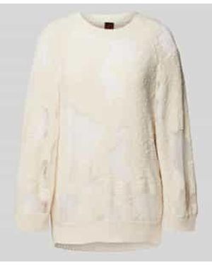 Stefanel Pullover Met Ronde Hals - Naturel