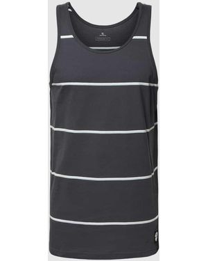 Rip Curl Tanktop Mit Streifenmuster Modell 'Rails' - Grau