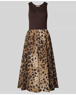 Smith & Soul Midikleid mit Eingrifftaschen - Natur