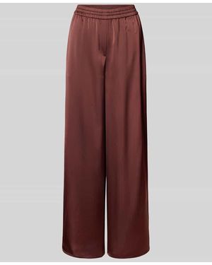 HUGO Relaxed Fit Weite Hose aus Satin - Lila