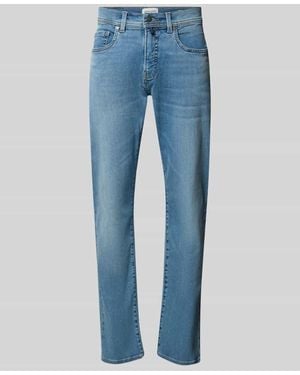 Pierre Cardin Regular Fit Jeans im 5-Pocket-Design Modell 'Lyon' - Blau