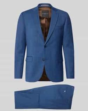 Bugatti Regular Fit Pak Met 2-Knoops Colbert - Blauw