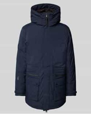 Superdry Parka Met Opstaande Kraag - Blauw