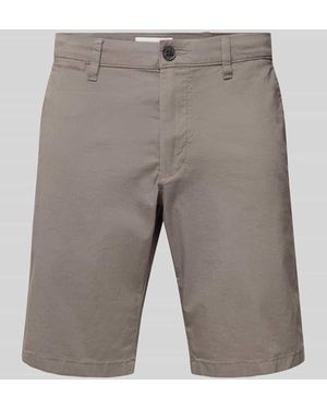 S.oliver Regular Fit Chinoshorts aus Baumwoll-Stretch Modell 'PHOENIX' - Grau