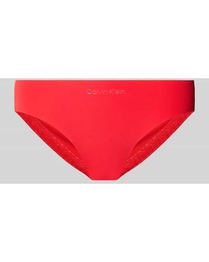 Calvin Klein Slip mit nahtloser Verarbeitung - Rot