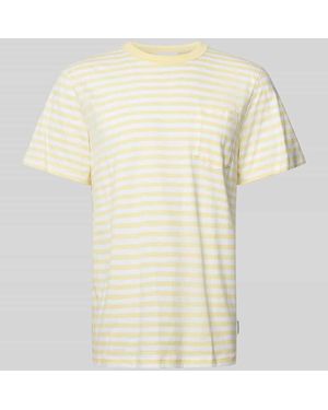 ARMEDANGELS T-Shirt Mit Brusttasche Modell 'Maarkos' - Natur