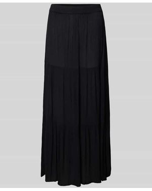 ONLY Loose Fit Maxi-Rock aus reiner Viskose Modell 'MIKKA' - Schwarz