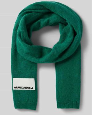 ARMEDANGELS Schal aus Woll-Mohair-Mix Modell 'YUKINAA SOLID' - Grün