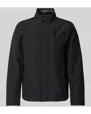 Geox Jacke mit Stehkragen Modell 'Betweener Basic' - Blau