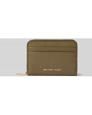 MICHAEL Michael Kors Portemonnaie mit Logo-Detail Modell 'Jet Detail' - Grün