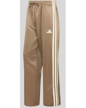 adidas Loose Fit Sweatpants Met Katoen - Naturel