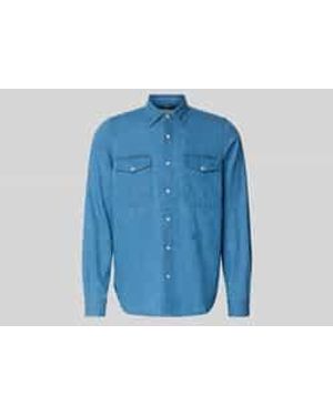 Closed Denim Overhemden - Blauw
