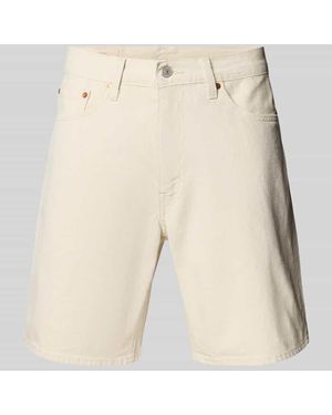 Levi's Loose Fit Jeansshorts im 5-Pocket-Design Modell '468' - Natur