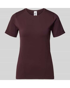 Fabletics Regular Fit T-Shirt mit Rundhalsausschnitt Modell 'Feather' - Rot