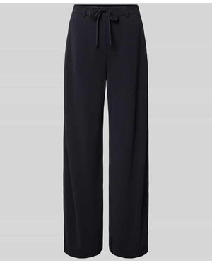 MM by Max Mara Relaxed Fit Stoffhose mit Tunnelzug - Blau