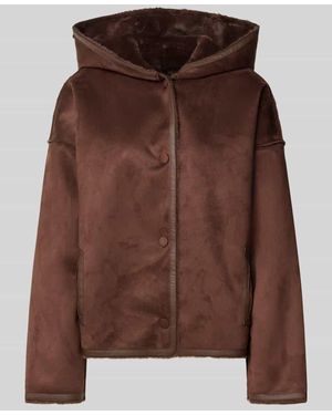 Apricot Jacke mit Kapuze und seitlichen Eingrifftaschen - Braun