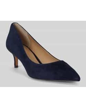 Ralph Lauren Pumps Van Echt Suède - Blauw