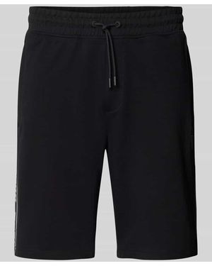 Guess Shorts mit elastischem Bund und Tunnelzug - Blau