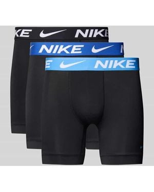 Nike Trunks mit elastischem Logo-Bund - Blau