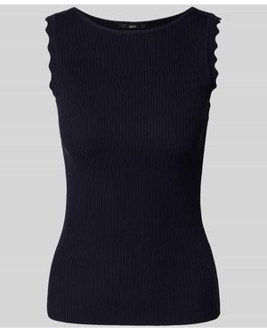Zero Tanktop in Strick-Optik - Blau