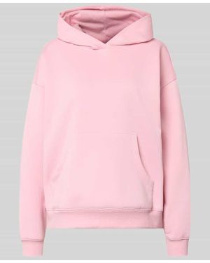 ONLY Relaxed Fit Hoodie mit Baumwoll-Anteil Modell 'ADELE' - Pink