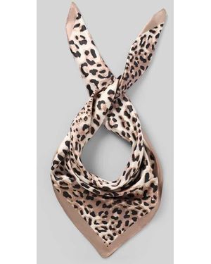 Smith & Soul Schaltuch mit Animal-Print und Kontrastkante - Mettallic