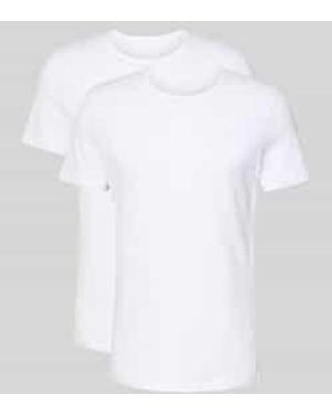 Snocks T-Shirt Met Ronde Hals - Wit