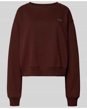 Tommy Hilfiger Relaxed Fit Sweatshirt aus Baumwoll-Mix - Braun
