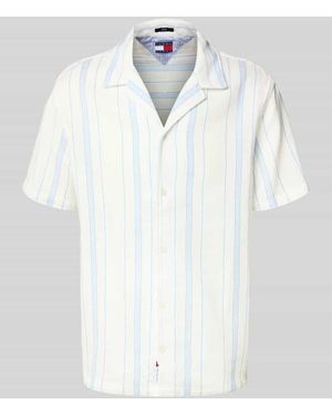 Tommy Hilfiger Regular Fit Freizeithemd aus reiner Baumwolle - Weiß