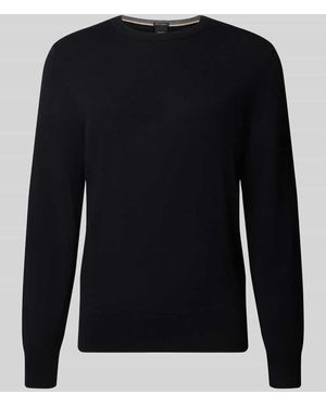 BOSS Pullover aus Wolle Kaschmir Modell 'H-Frosto' - Blau