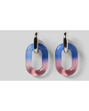 Rabanne Ohrringe mit Steckverschluss - Blau