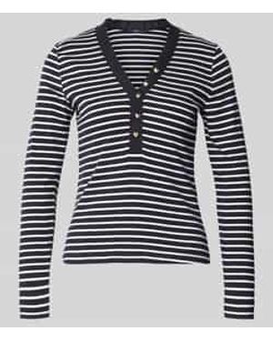 Zero Regular Fit Shirt Met Lange Mouwen Met Ruches - Blauw