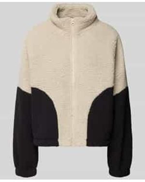 Noisy May Teddy- & Faux Fur Jassen - Zwart