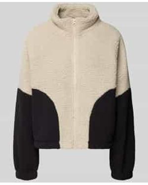 Noisy May Teddy- & Faux Fur Jassen - Zwart